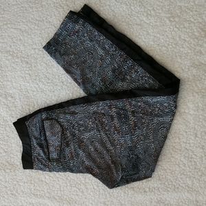 lululemon athletica Black and Patterned Joggers